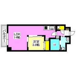 クオリアコート和田町の物件間取画像